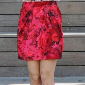 Rose Pink J. Crew Tulip Skirt with Pockets